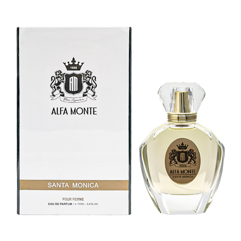 ادکلن ادوپرفیوم زنانه آلفا مونته مدل SANTA MONICA حجم 100 میل