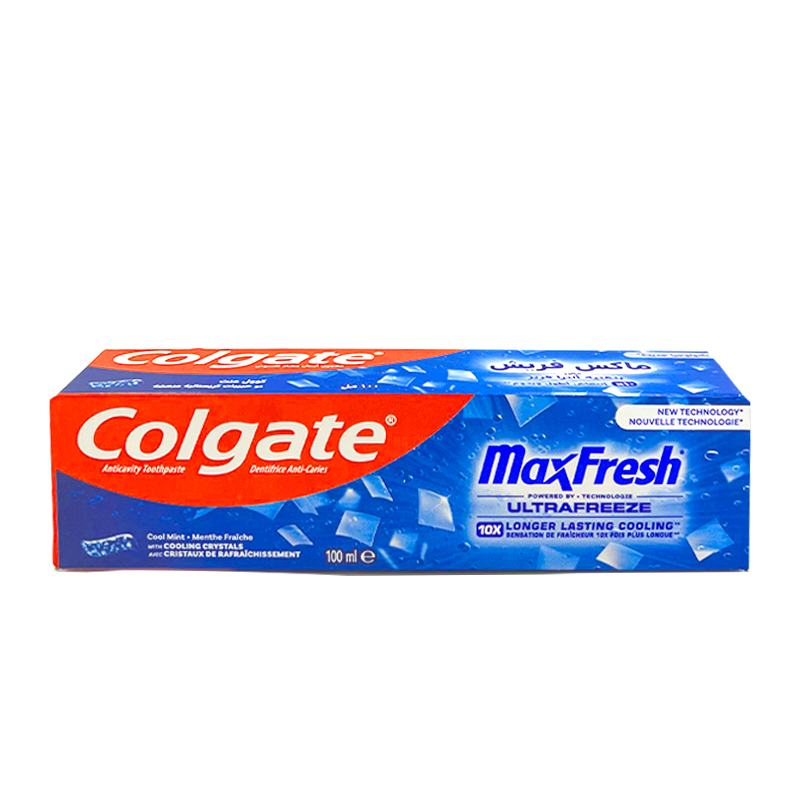 خمیردندان کلگیت سری Max Fresh مدل Cooling Crystals حجم 100 میل