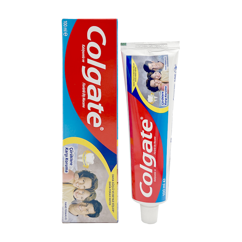 خمیر دندان خانواده colgate مدل Çürüklere Karşı Koruma حجم 100 میل 