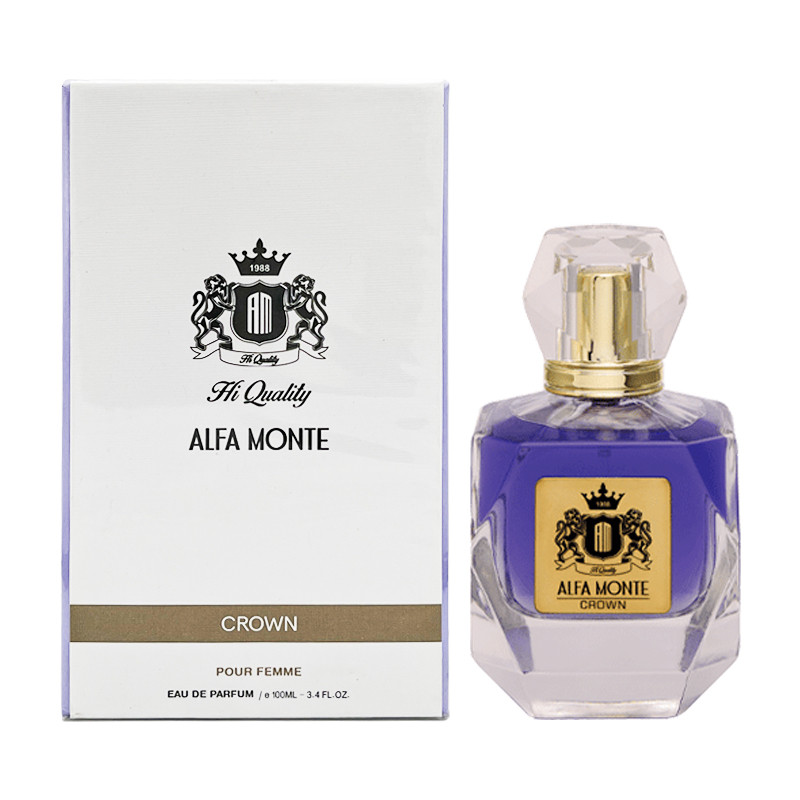 عطر زنانه آلفا مونته مدل CROWN حجم 100 میل