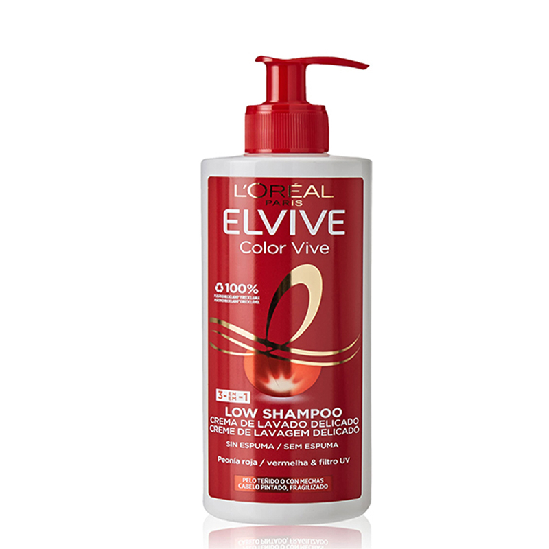 شامپو فاقد سولفات کرمی لورآل Loreal مدل COLOR VIVE 