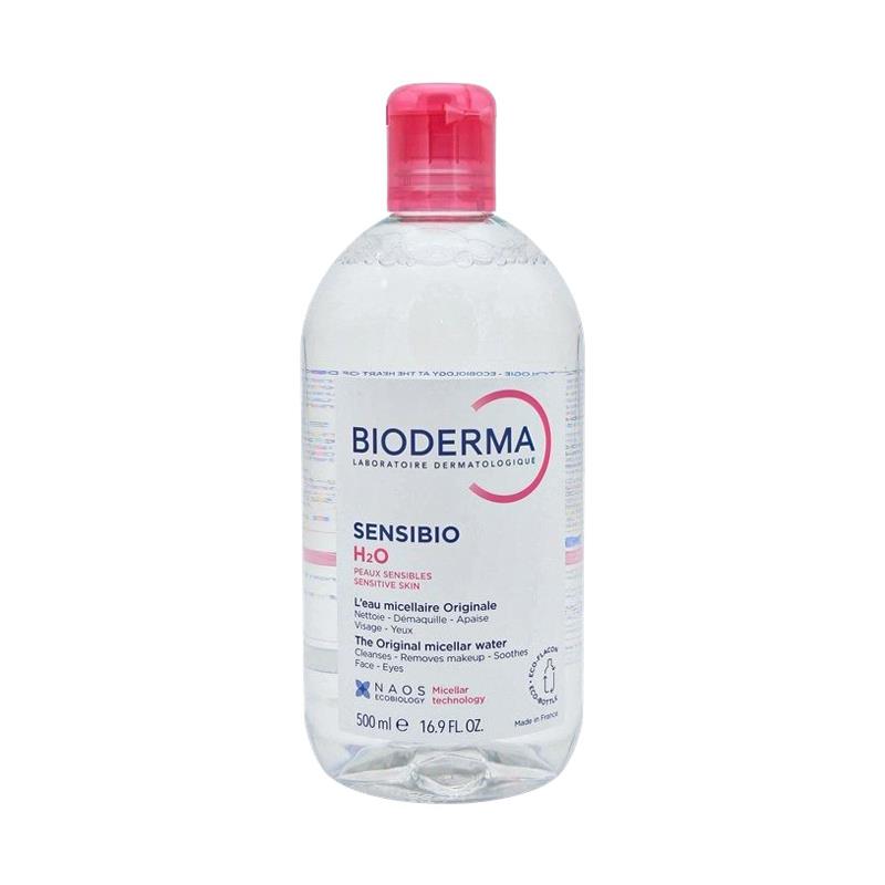 میسلار واتر پوست حساس بایودرما مدل Sensibio حجم 500 میل