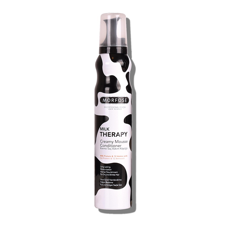 موس کرمی نرم کننده مو مورفوس مدل Milk Therapy Creamy حجم 200 میل