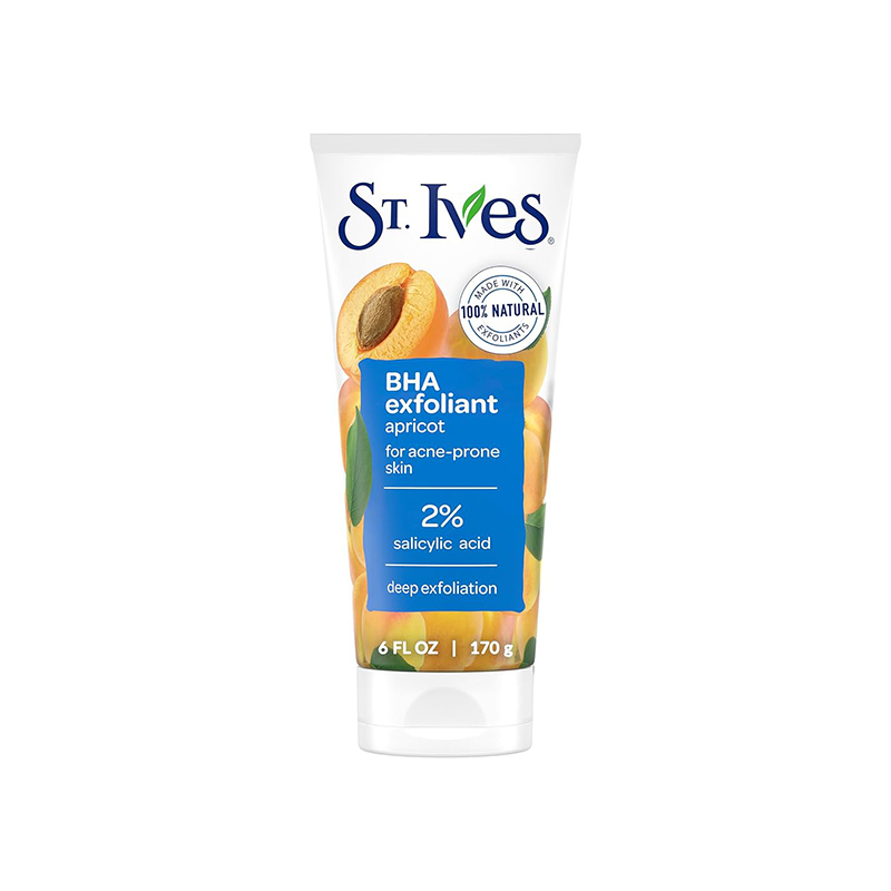 اسکراب مناسب پوست مستعد جوش  زرد آلو سینت ایوز مدل BHA Exfoliant حجم 170 گرم 