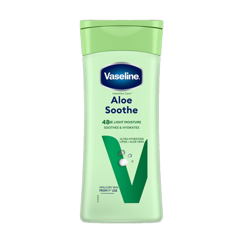 لوسیون بدن وازلین مدل Aloe Soothe حجم 200 میل