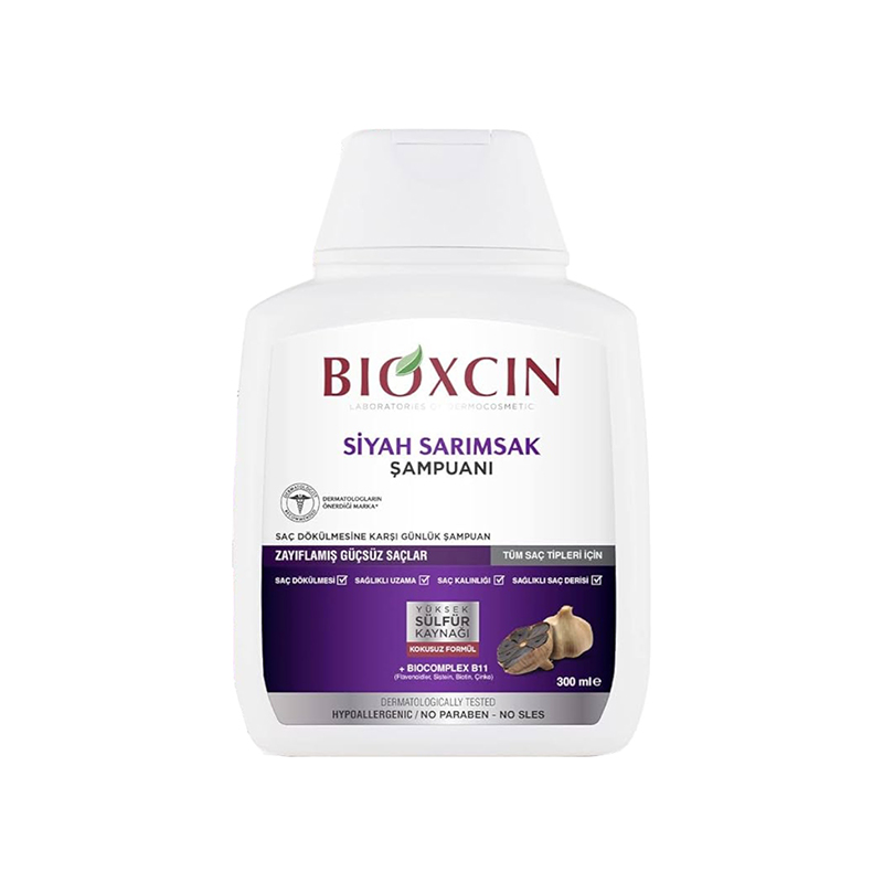 Bioxcin-Black-Garlic-Shampoo-for-Hair-Loss