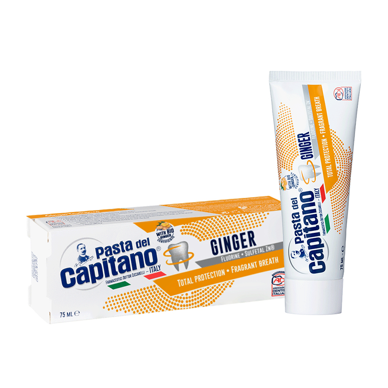 Pasta-Del-Capitano-Ginger-With-Antibacterial-Agent-Tooth-Paste-