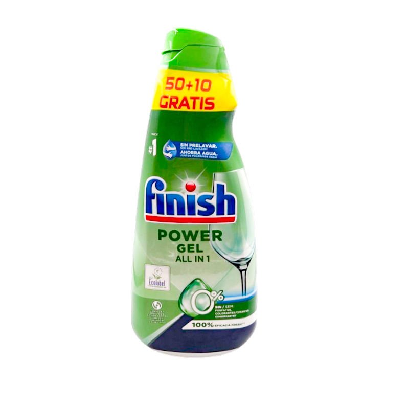 ژل ماشین ظرف شویی فینیش مدل All In 1 حجم 900 میل 