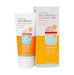 کرم ضد آفتاب مکس پروتکت بی رنگ SPF۵۰ نئودرم مناسب پوست چرب 