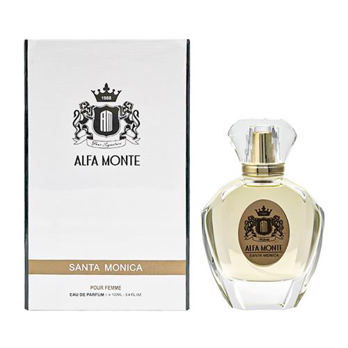 ادکلن ادوپرفیوم زنانه آلفا مونته مدل SANTA MONICA حجم 100 میل