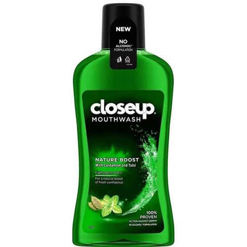  دهانشویه کلوزآپ مدل Nature Boost حجم ۳۰۰ میل 
