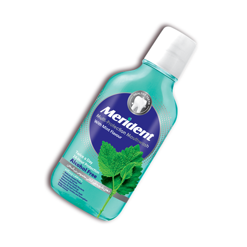 دهان شویه مریدنت مدل mint and grape حجم 330 میلی لیتر 