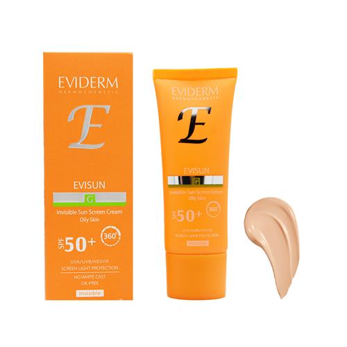کرم ضد آفتاب اوی سان اویدرم پوست چرب +SPF50 نچرال بژ40 میل