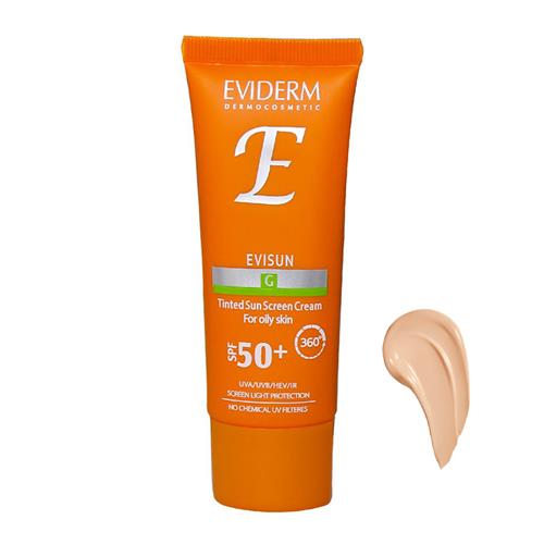 کرم ضد آفتاب اوی سان اویدرم پوست چرب +SPF50 نچرال بژ40 میل