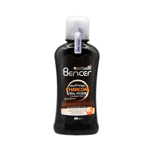 دهانشویه بنسر مدل Charcoal حجم 400 میلی لیتر
