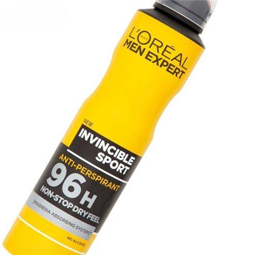 اسپری ضد تعریق مردانه لورآل سری Men Expert مدل Invincible sport