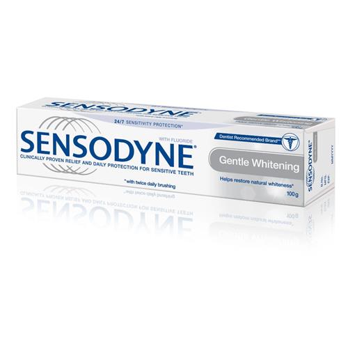 خمیر دندان سنسوداین مدل Gentle Whitening وزن 100 گرم