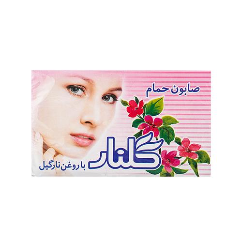 صابون حمام گلنار صورتی 6 عددی