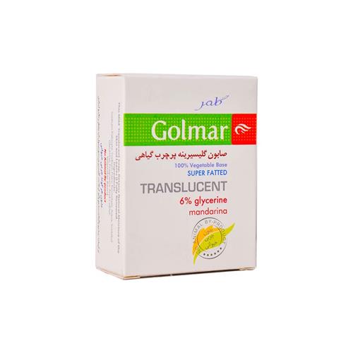 صابون گلیسیرینه پرچرب گیاهی گلمر 100 گرمی
