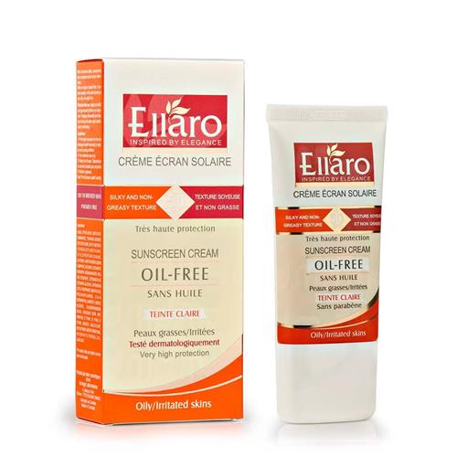 کرم ضد آفتاب فاقد چربی رنگی SPF 50 الارو 40 میل 