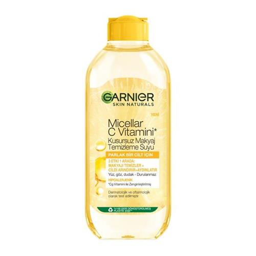 میسلار واتر  گارنیرمدل VITAMIN C مناسب انواع پوست حجم 400 میل