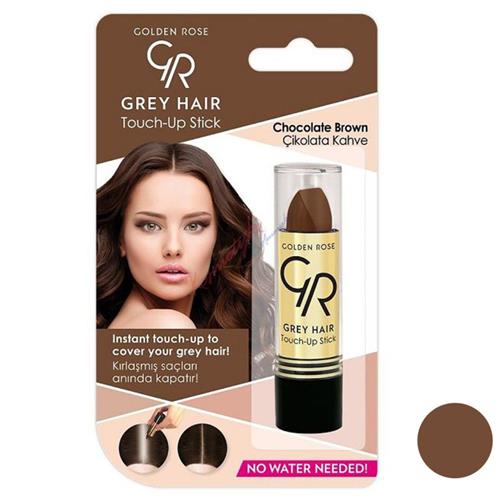  استیک پوشاننده موهای سفید گلدن رز مدل  Chocolate Brown 