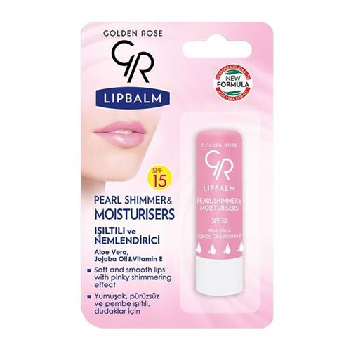 بالم لب براق کننده و آبرسان SPF15 گلدن رز