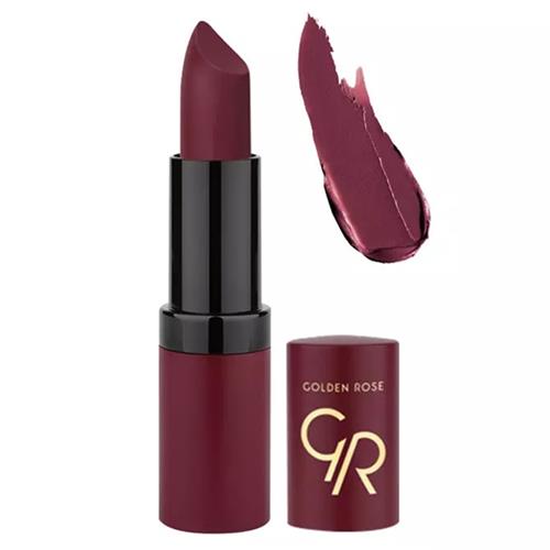 رژلب جامد گلدن رز مدل Velvet