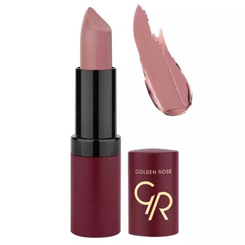 رژلب جامد گلدن رز مدل Velvet