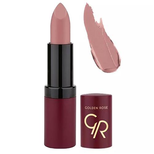 رژلب جامد گلدن رز مدل Velvet