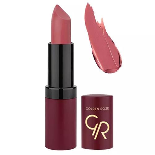 رژلب جامد گلدن رز مدل Velvet