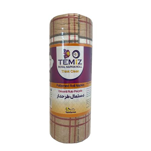 دستمال رول طرح دار تمیز10 برگ