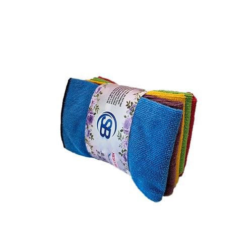 دستمال میکروفایبر ساده 5 عددی
