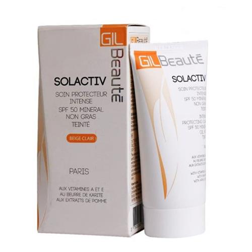 کرم ضد آفتاب رنگی مینرال SPF50 ژیل بوته 50 میل