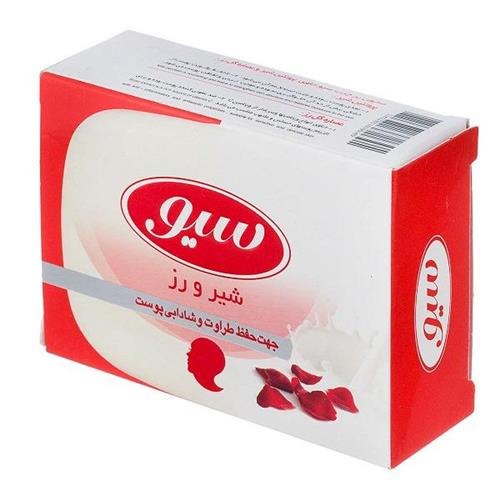 صابون با عصاره شیر و گل رز سیو 125 گرمی