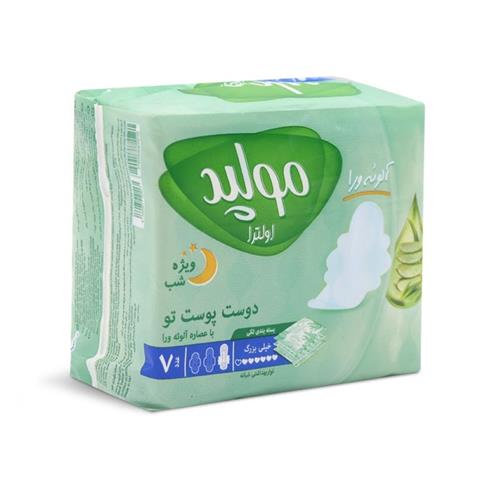 نوار بهداشتی اولترا با عصاره آلوئه ورا ویژه شب