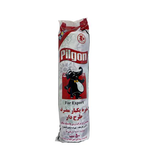 سفره یکبار مصرف طرح دار 50 متری  پیلگون 