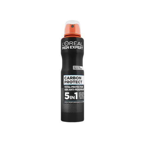 اسپری ضد تعریق مردانه اورال مدل CARBON PROTECT حجم 250 میل