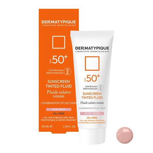 ضد آفتاب رنگی پوست چرب درماتیپیک SPF50حجم50 میل