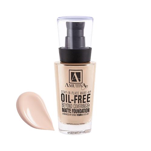 کرم پودر آموتیا مدل oil free حجم 30 میلی لیتر