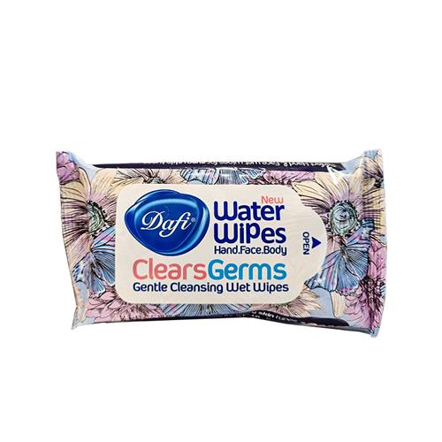 دستمال مرطوب دافی پاک کننده دست و صورت مدل clears germs بسته 12 عددی-3