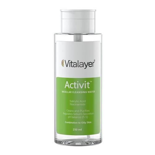 میسلار واتر ویتالایر پوست های چرب و مختلط مدل Activit حجم 250 میل