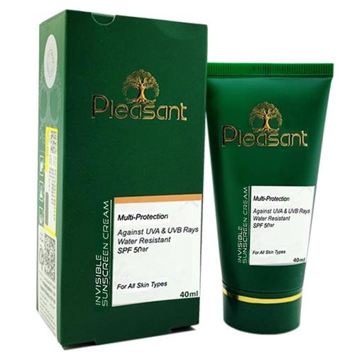 کرم ضد آفتاب ضدچروک بی رنگ  +SPF 50 پلزنت40 میل