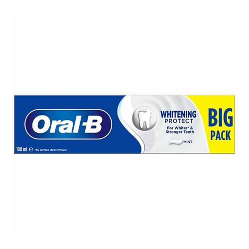 خمیر دندان سفید کننده اورال بی مدل Whitening Protect حجم 100 میل