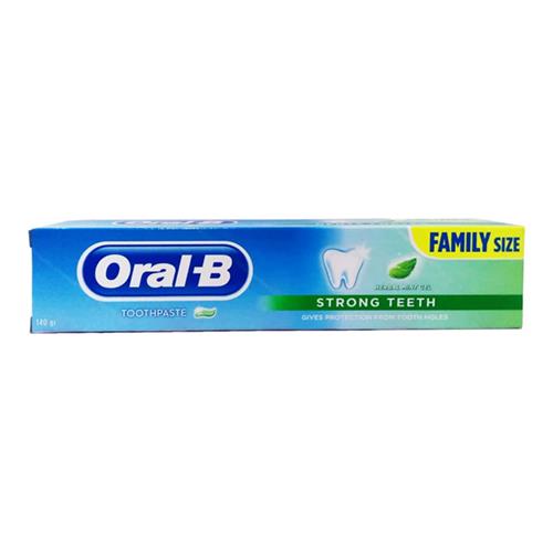 خمیر دندان ضد پوسیدگی اورال بی مدل Strong Teeth حجم 140 میل 