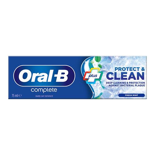 خمیر دندان سفید کننده اورال بی Complete مدل Protect & Clean حجم 75 میل  