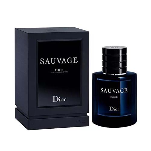 عطر مردانه  دیور مدل SAUVAGE Elixir حجم 60 میل