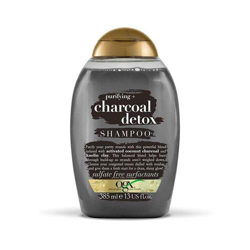 شامپو سر پاکسازی سم زدائی انواع مو او جی ایکس مدل  Charcoal Detox