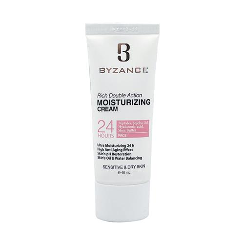 کرم آبرسان بیزانس مناسب پوست خشک و حساس حجم 40 میل