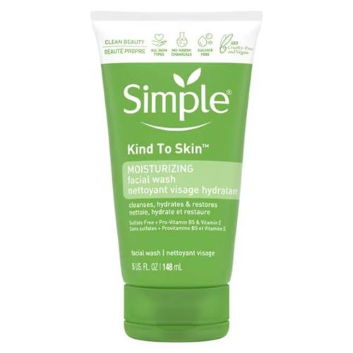 ژل شستشوی صورت سیمپل مدل Moisturising حجم 148 میل